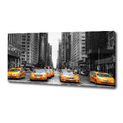Foto en lienzo con acabado profesional horizontal Taxis de Nueva York