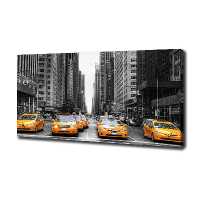 Foto en lienzo con acabado profesional horizontal Taxis de Nueva York