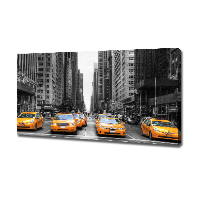 Foto en lienzo con acabado profesional horizontal Taxis de Nueva York