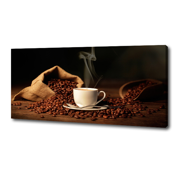 Foto en lienzo con acabado profesional horizontal Café en una taza