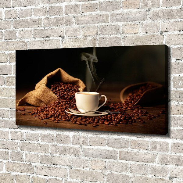 Foto en lienzo con acabado profesional horizontal Café en una taza