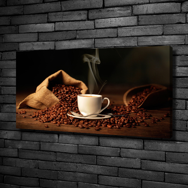 Foto en lienzo con acabado profesional horizontal Café en una taza