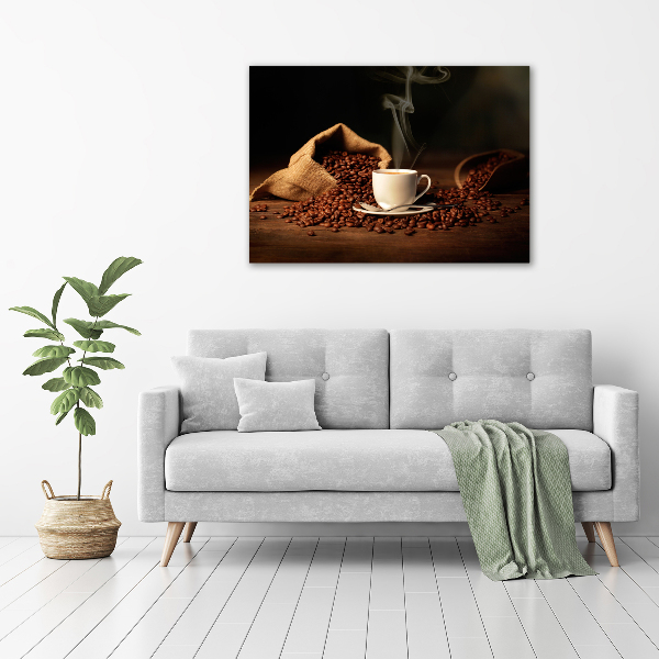 Foto en lienzo con acabado profesional horizontal Café en una taza