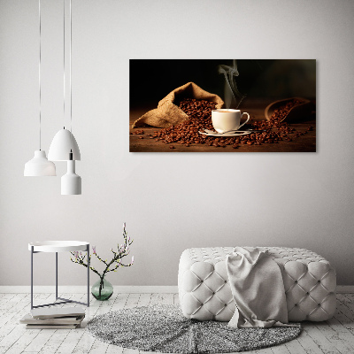 Foto en lienzo con acabado profesional horizontal Café en una taza