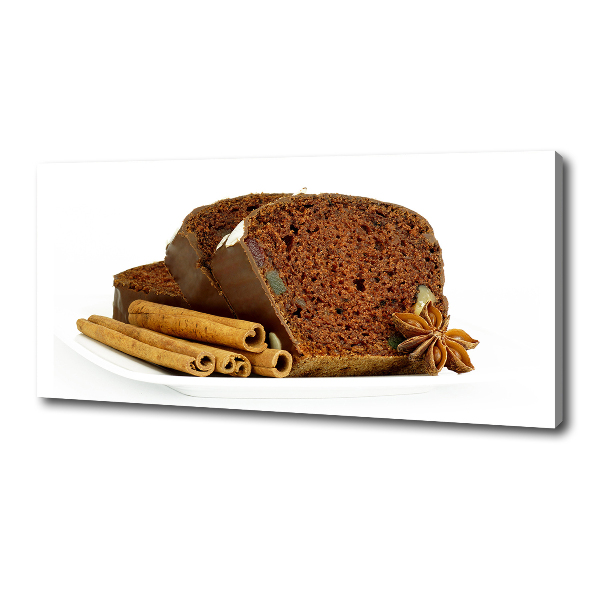 Cuadro canvas con impresión uv duradera horizontal Pan de jengibre y vainilla