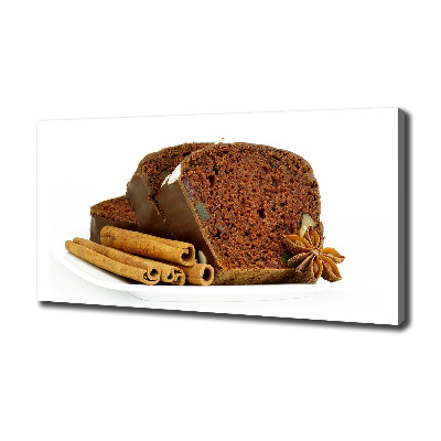 Cuadro canvas con impresión uv duradera horizontal Pan de jengibre y vainilla
