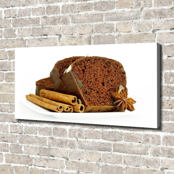 Cuadro canvas con impresión uv duradera horizontal Pan de jengibre y vainilla
