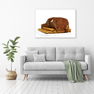 Cuadro canvas con impresión uv duradera horizontal Pan de jengibre y vainilla