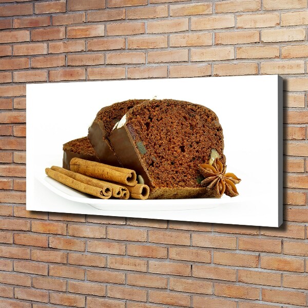 Cuadro canvas con impresión uv duradera horizontal Pan de jengibre y vainilla