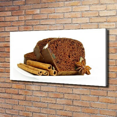 Cuadro canvas con impresión uv duradera horizontal Pan de jengibre y vainilla