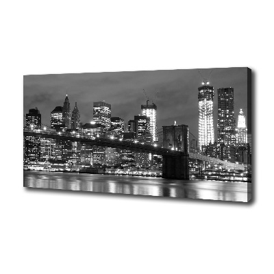 Cuadro canvas con impresión uv duradera horizontal Manhattan Nueva York
