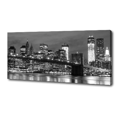 Cuadro canvas con impresión uv duradera horizontal Manhattan Nueva York