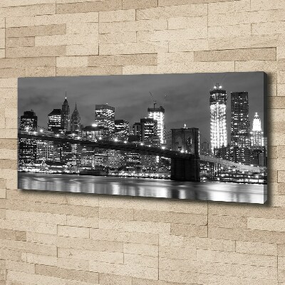 Cuadro canvas con impresión uv duradera horizontal Manhattan Nueva York