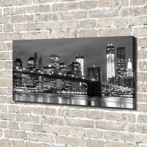 Cuadro canvas con impresión uv duradera horizontal Manhattan Nueva York