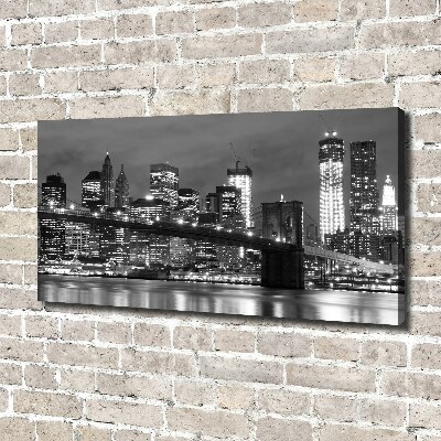 Cuadro canvas con impresión uv duradera horizontal Manhattan Nueva York