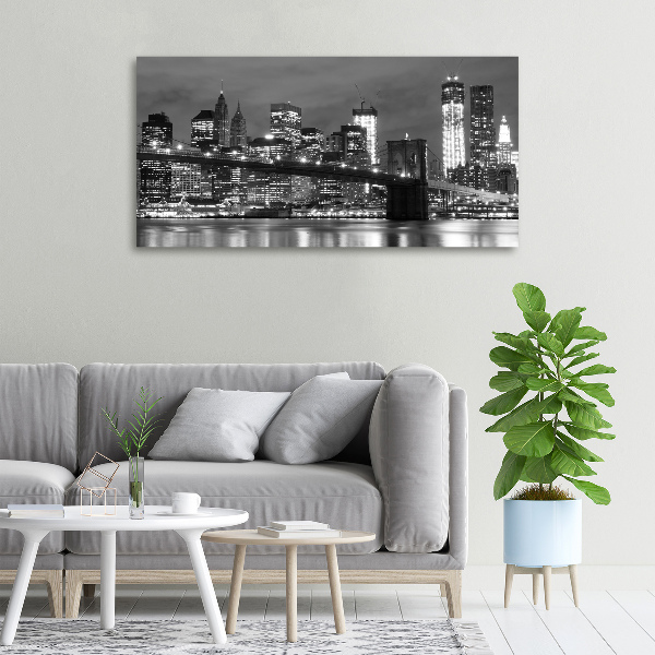 Cuadro canvas con impresión uv duradera horizontal Manhattan Nueva York