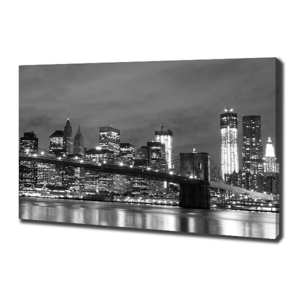 Cuadro canvas con impresión uv duradera horizontal Manhattan Nueva York
