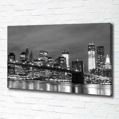 Cuadro canvas con impresión uv duradera horizontal Manhattan Nueva York