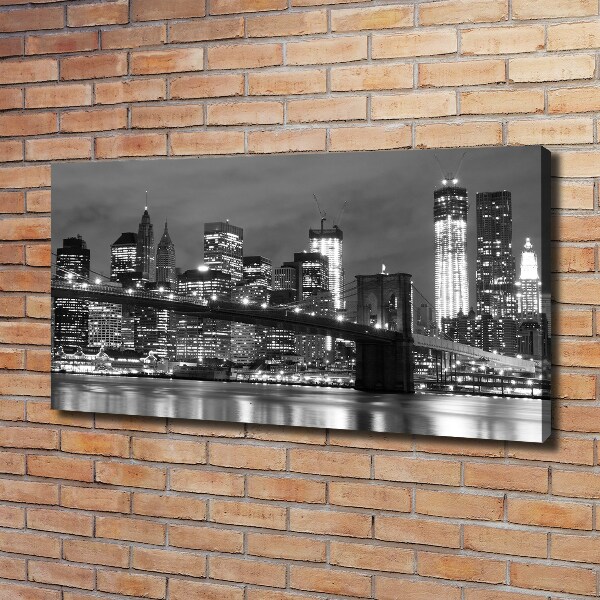Cuadro canvas con impresión uv duradera horizontal Manhattan Nueva York