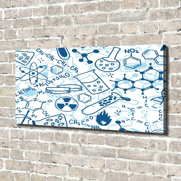 Foto en lienzo con acabado profesional horizontal Antecedentes de la química