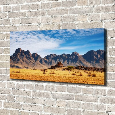 Fotocuadro en lienzo de alta calidad horizontal Rocas en Namibia