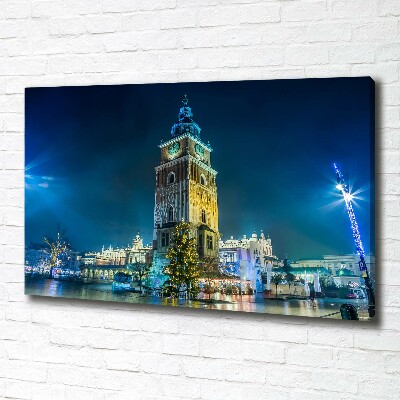 Cuadro canvas con impresión uv duradera horizontal Cracovia, Polonia