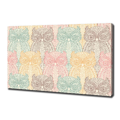 Nowoczesny obraz na płótnie zdjęcie Sowy