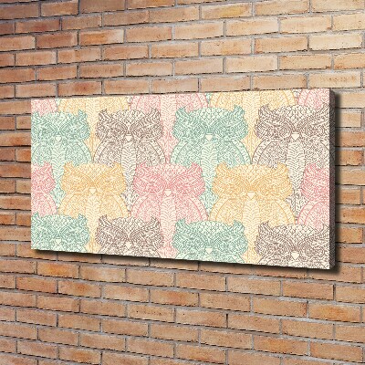 Nowoczesny obraz na płótnie zdjęcie Sowy