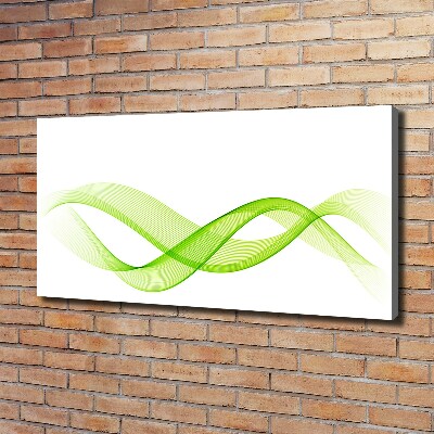 Foto en lienzo con acabado profesional horizontal Ondas de colores