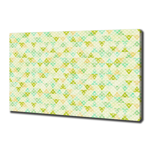 Cuadro canvas con impresión uv duradera horizontal Fondo geométrico