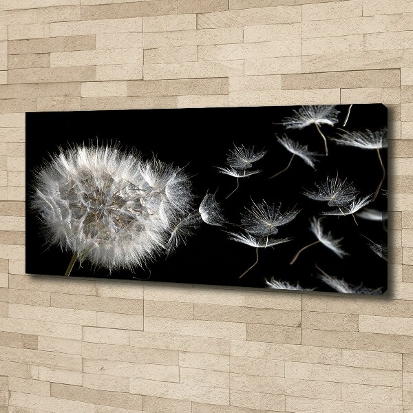 Cuadro canvas con impresión uv duradera horizontal Diente de león