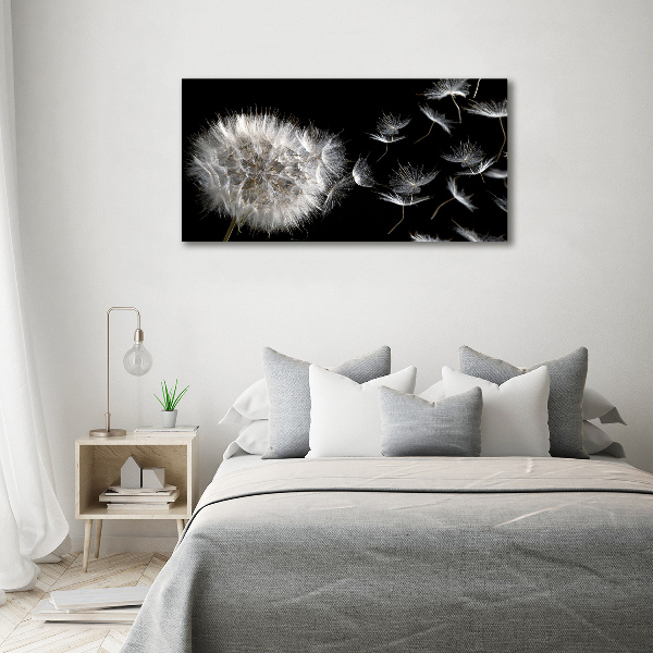 Cuadro canvas con impresión uv duradera horizontal Diente de león