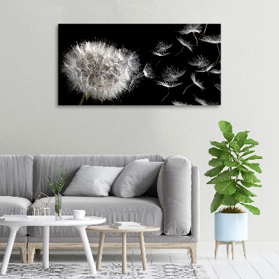Cuadro canvas con impresión uv duradera horizontal Diente de león