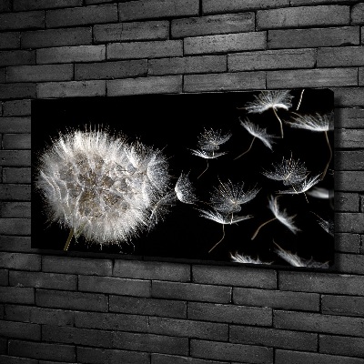 Cuadro canvas con impresión uv duradera horizontal Diente de león
