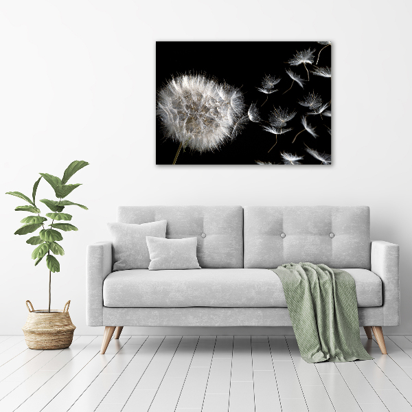 Cuadro canvas con impresión uv duradera horizontal Diente de león