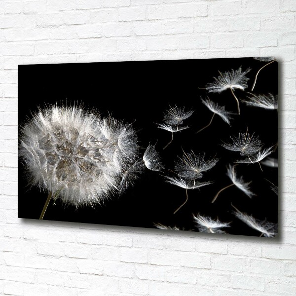 Cuadro canvas con impresión uv duradera horizontal Diente de león