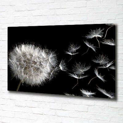 Cuadro canvas con impresión uv duradera horizontal Diente de león