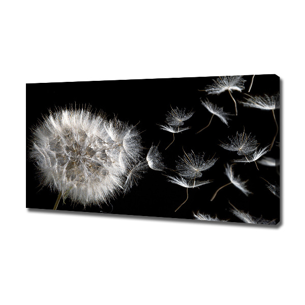 Cuadro canvas con impresión uv duradera horizontal Diente de león