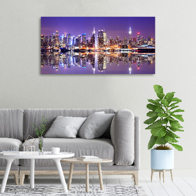 Foto en lienzo con acabado profesional horizontal Manhattan Nueva York
