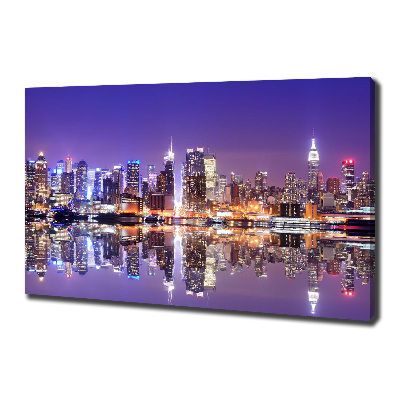 Foto en lienzo con acabado profesional horizontal Manhattan Nueva York