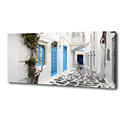 Fotocuadro en lienzo de alta calidad horizontal calles griegas