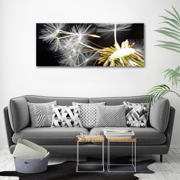 Cuadro canvas con impresión uv duradera horizontal semillas de diente de león