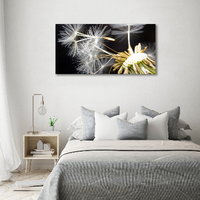 Cuadro canvas con impresión uv duradera horizontal semillas de diente de león