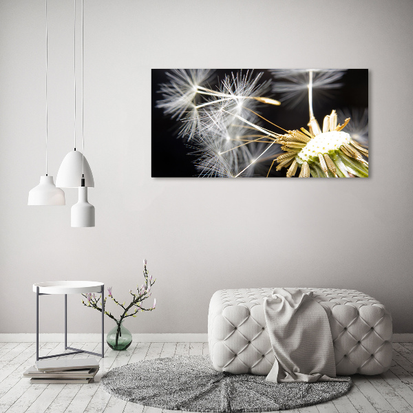 Cuadro canvas con impresión uv duradera horizontal semillas de diente de león