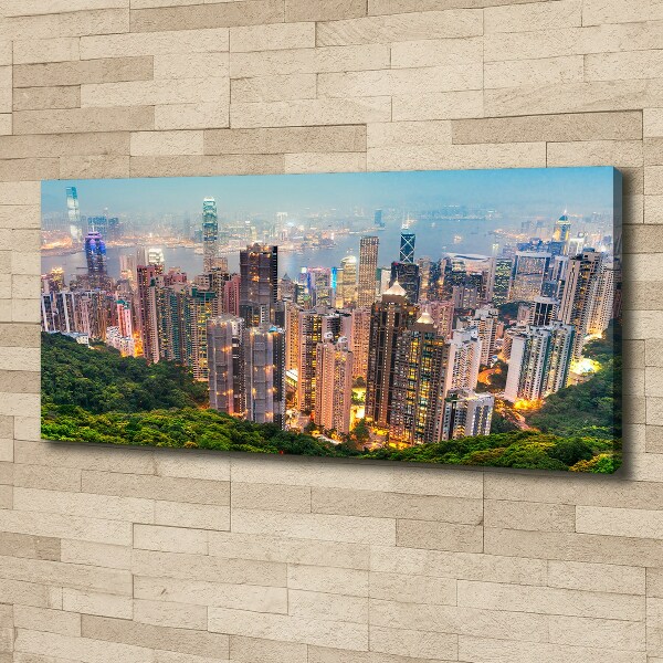 Cuadro canvas con impresión uv duradera horizontal Hong Kong