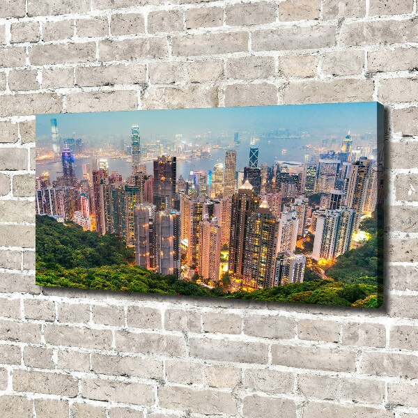 Cuadro canvas con impresión uv duradera horizontal Hong Kong