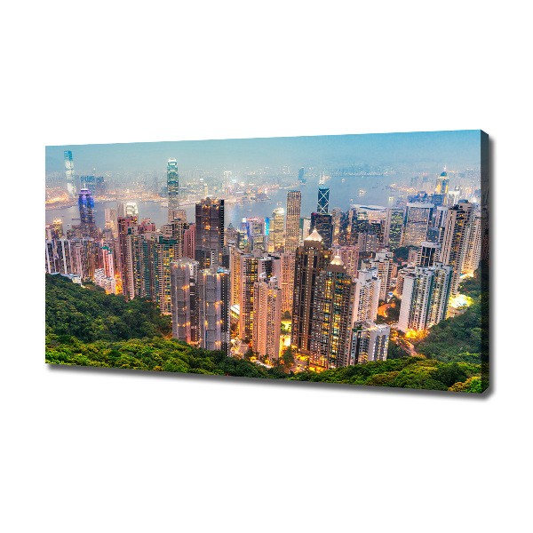 Cuadro canvas con impresión uv duradera horizontal Hong Kong