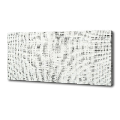Cuadro canvas con impresión uv duradera horizontal Lienzo de lino blanco