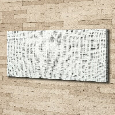 Cuadro canvas con impresión uv duradera horizontal Lienzo de lino blanco