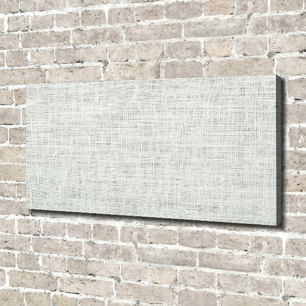 Cuadro canvas con impresión uv duradera horizontal Lienzo de lino blanco